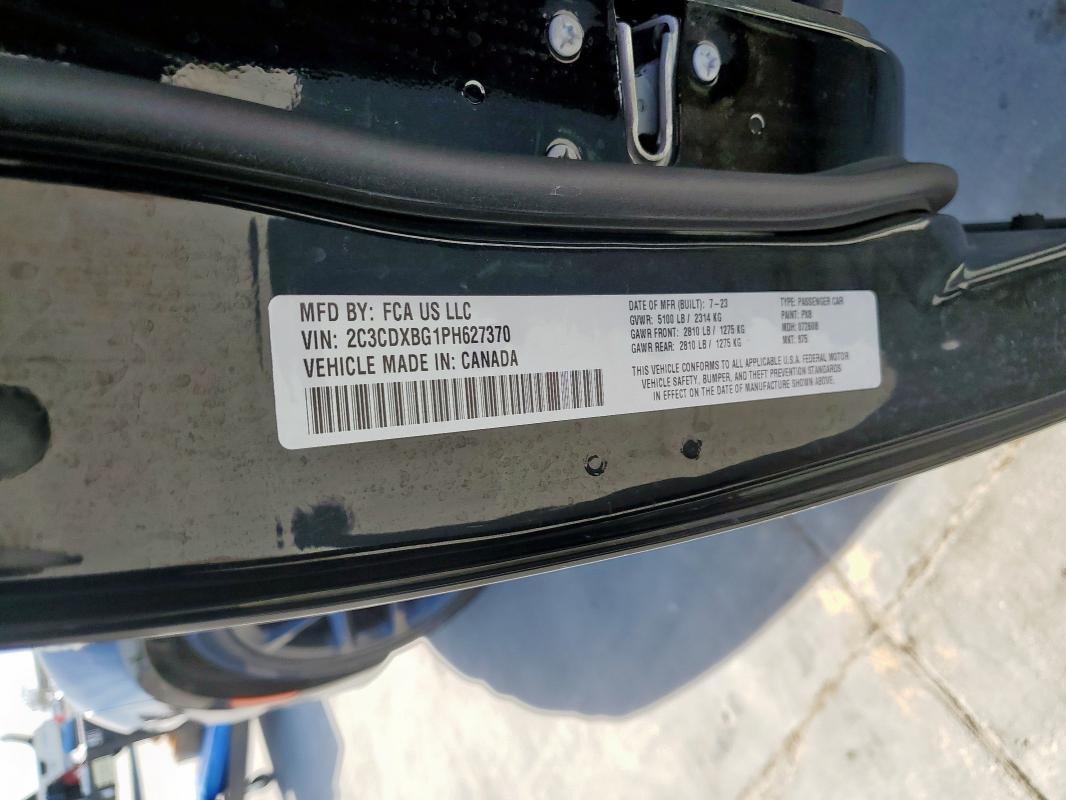 2023 DODGE CHARGER SX - 2C3CDXBG1PH627370