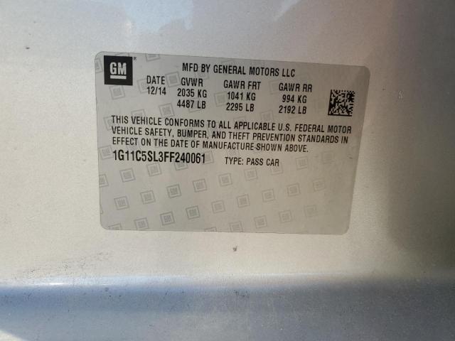 2015 CHEVROLET MALIBU 1LT - 1G11C5SL3FF240061