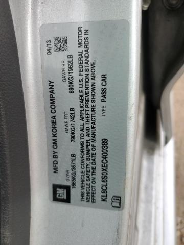 2014 CHEVROLET SPARK EV 2 - KL8CL6S0XEC400389