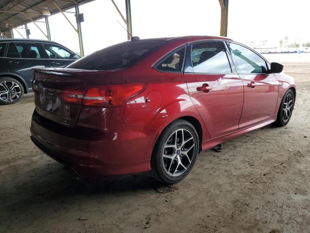 FORD FOCUS SE 2015 red  gas 1FADP3F20FL375293 photo #4