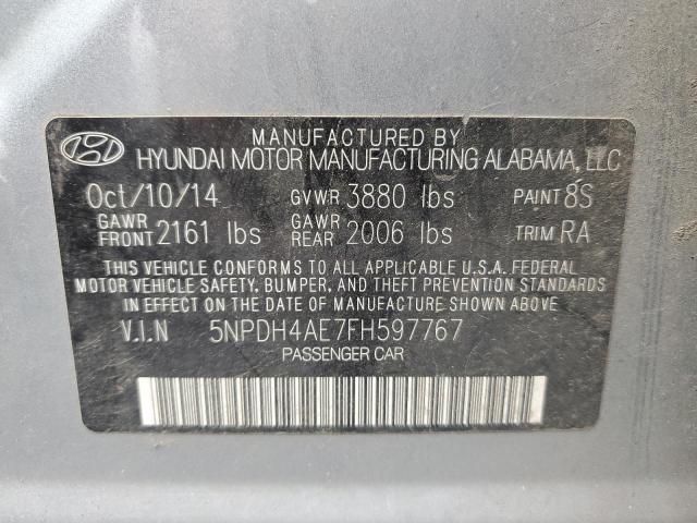2015 HYUNDAI ELANTRA SE - 5NPDH4AE7FH597767