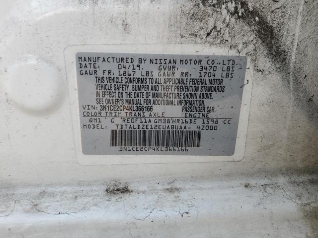 2019 NISSAN VERSA NOTE - 3N1CE2CP4KL366166