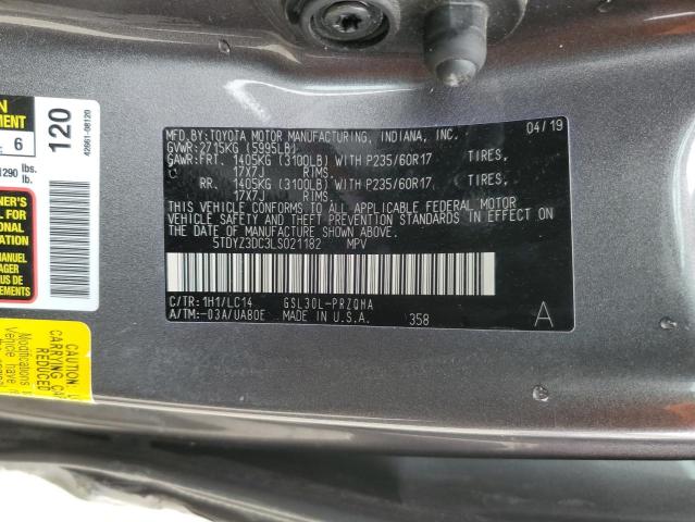 2020 TOYOTA SIENNA XLE - 5TDYZ3DC3LS021182