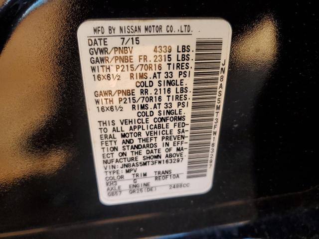 2015 NISSAN ROGUE SELE - JN8AS5MT3FW163297