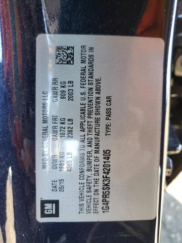 2015 BUICK VERANO CON - 1G4PR5SK3F4201405