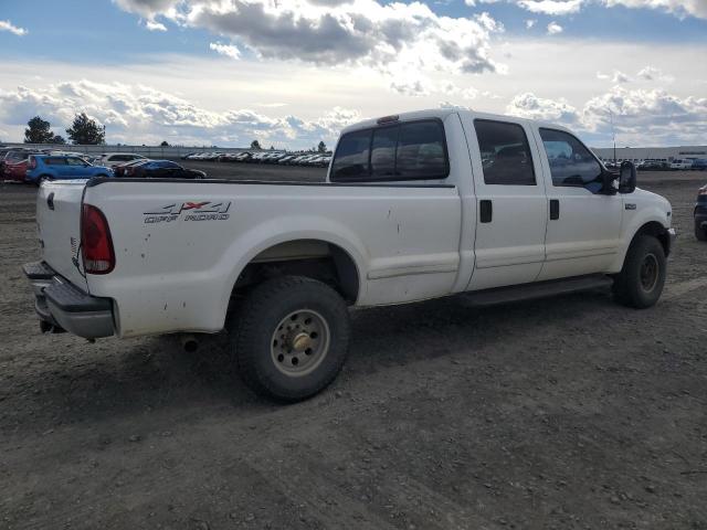 FORD F250 SUPER 2001 white  gas 3FTNW21S81MA67363 photo #4