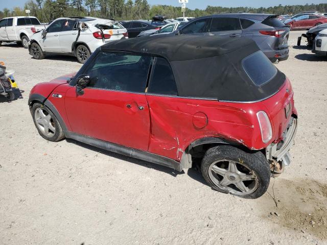 MINI COOPER S 2005 red converti gas WMWRH33535TF84456 photo #3