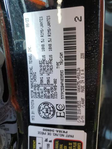 2023 TOYOTA TUNDRA CRE - 5TFPC5DB4PX039593
