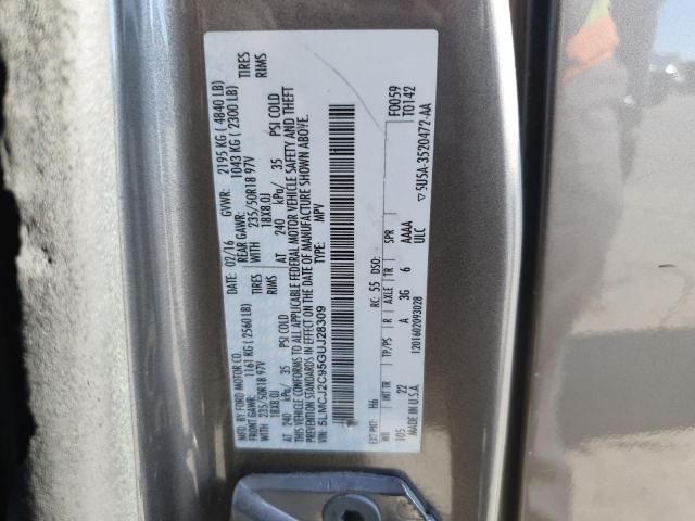 2016 LINCOLN MKC SELECT 5LMCJ2C95GUJ28309