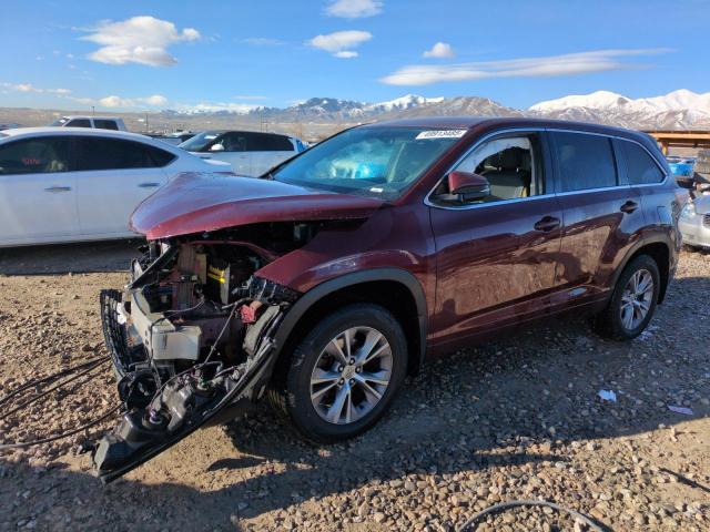 Vin: 5tdbkrfh9es005660, lot: 49913485, toyota highlander le 2014 img_1