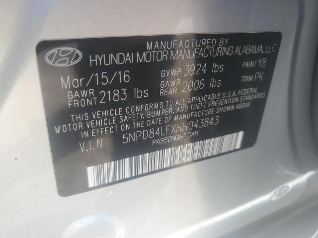 2017 HYUNDAI ELANTRA SE - 5NPD84LFXHH043843