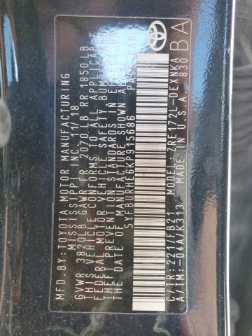 2019 TOYOTA COROLLA L - 5YFBURHE6KP915686