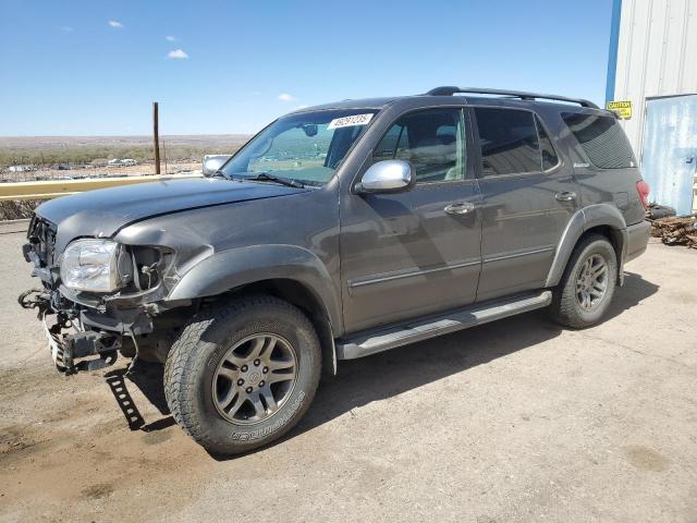 TOYOTA SEQUOIA LI 2007 charcoal 4dr spor gas 5TDBT48AX7S282692 photo #1