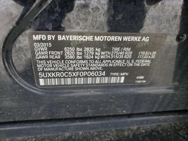 2015 BMW X5 XDRIVE3 - 5UXKR0C5XF0P06034