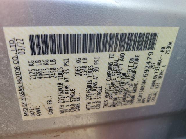 2022 NISSAN ROGUE SV - 5N1BT3BB3NC692479