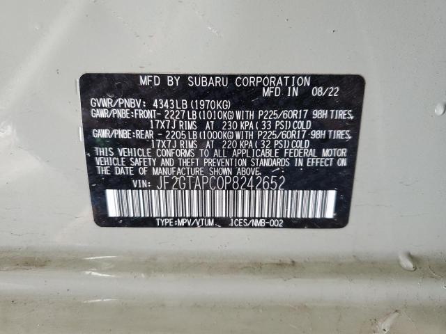 2023 SUBARU CROSSTREK - JF2GTAPC0P8242652
