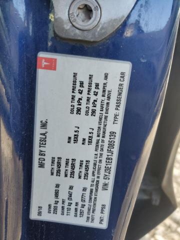 2018 TESLA MODEL 3 - 5YJ3E1EB1JF085139