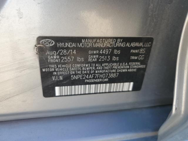 2015 HYUNDAI SONATA SE - 5NPE24AF7FH073887