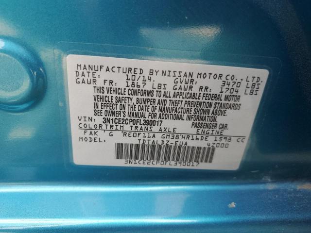 2015 NISSAN VERSA NOTE - 3N1CE2CP0FL390017