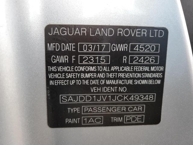 2018 JAGUAR F-TYPE SAJDD1JV1JCK49348