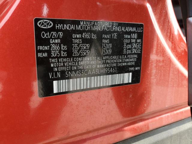 2020 HYUNDAI SANTA FE S - 5NMS3CAA3LH195461