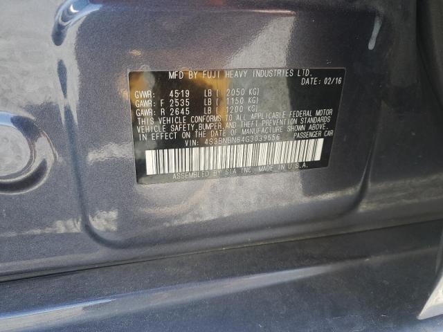 2016 SUBARU LEGACY 2.5 - 4S3BNBN64G3039556