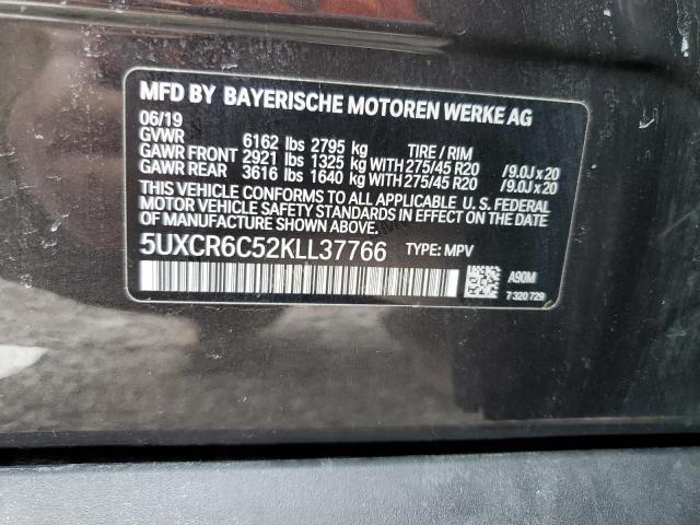 2019 BMW X5 XDRIVE4 - 5UXCR6C52KLL37766