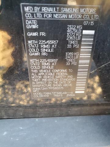 2015 NISSAN ROGUE S - KNMAT2MV7FP585575