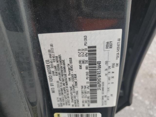 2015 FORD FUSION SE - 3FA6P0H76FR176640