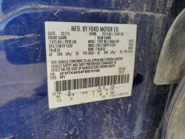 2015 FORD EDGE TITAN 2FMTK4K94FBB10188