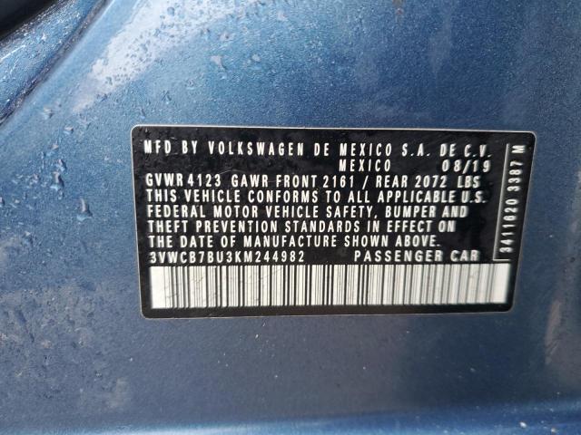 2019 VOLKSWAGEN JETTA S - 3VWCB7BU3KM244982