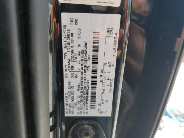 2021 FORD F150 RAPTO 1FTFW1RG9MFC24109