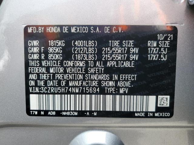 2022 HONDA HR-V EXL - 3CZRU5H74NM715694