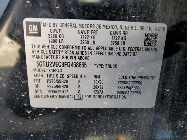 2015 GMC SIERRA K15 3GTU2VEC8FG468865
