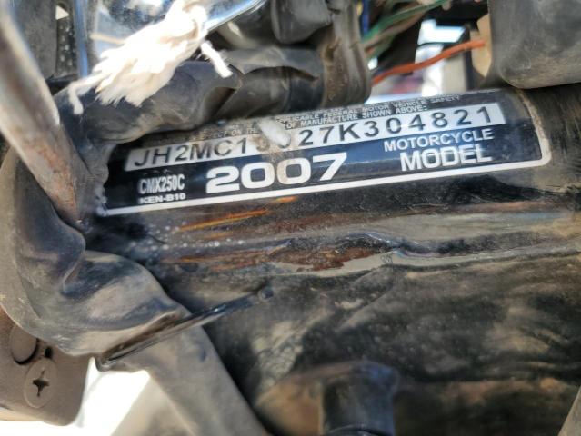 2007 HONDA CMX250 C JH2MC13027K304821