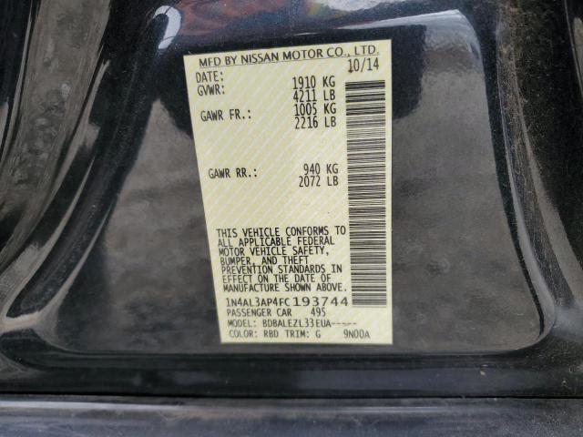 2015 NISSAN ALTIMA 2.5 - 1N4AL3AP4FC193744