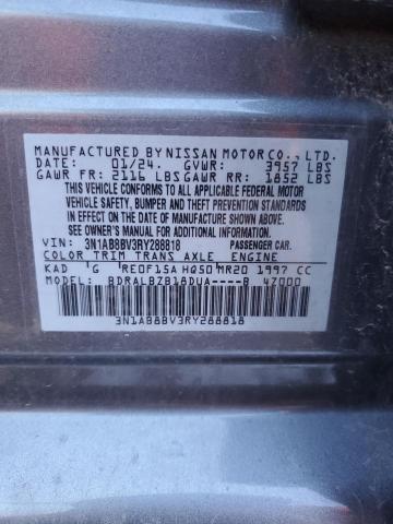 2024 NISSAN SENTRA S - 3N1AB8BV3RY288818