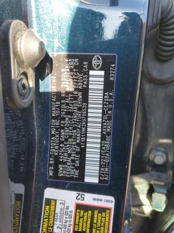 2019 TOYOTA CAMRY L 4T1B11HK2KU706539