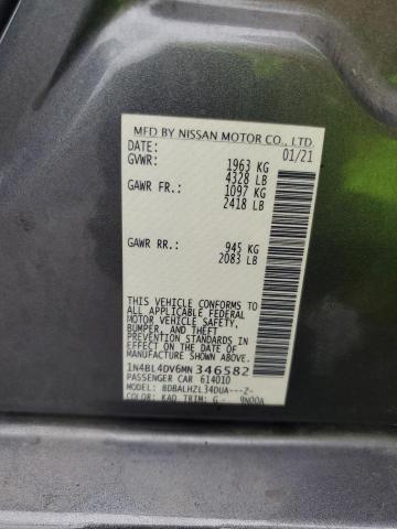 2021 NISSAN ALTIMA SV - 1N4BL4DV6MN346582