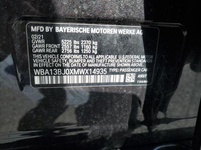 2021 BMW 530 XI - WBA13BJ0XMWX14935