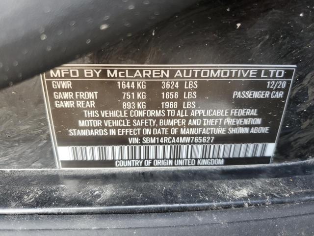 2021 MCLAREN AUTOMOTIVE 765LT SBM14RCA4MW765627