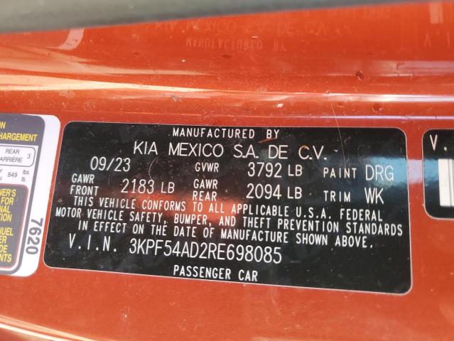 2024 KIA FORTE GT L - 3KPF54AD2RE698085
