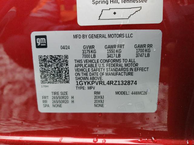 2024 CADILLAC LYRIQ SPOR 1GYKPVRL4RZ132874