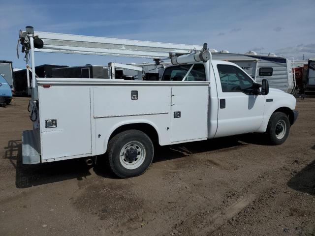 FORD F350 SRW S 2004 white chassis gas 1FDSF34L34EC42671 photo #4