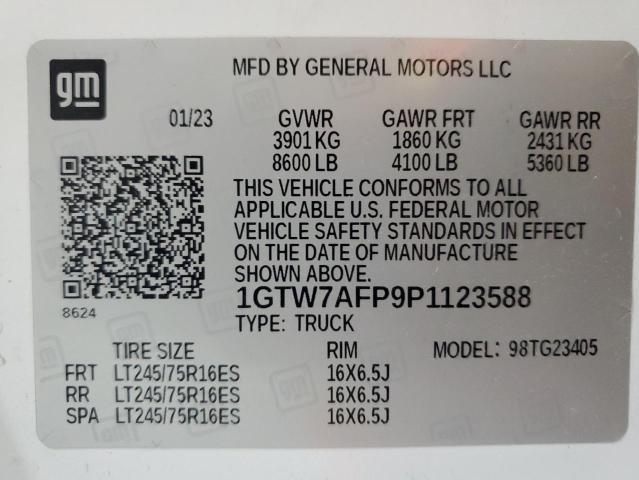 2023 GMC SAVANA G25 1GTW7AFP9P1123588