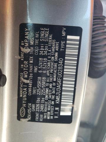 2015 HYUNDAI TUCSON LIM - KM8JU3AG4FU028340