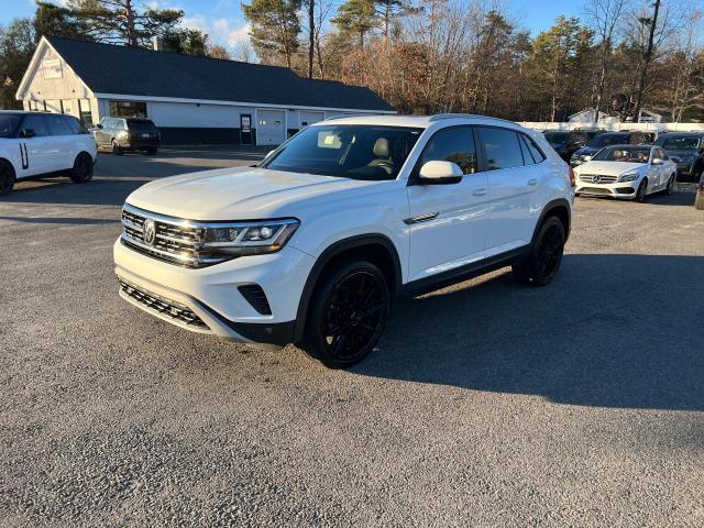 VOLKSWAGEN ATLAS CROS 2020 white  gas 1V25C2CA3LC201910 photo #1