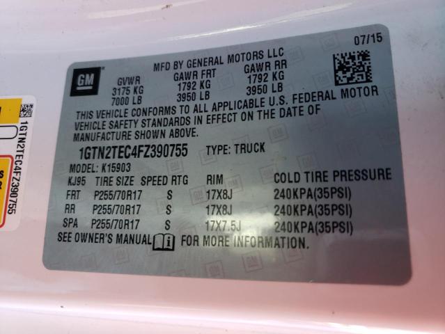 2015 GMC SIERRA K15 - 1GTN2TEC4FZ390755