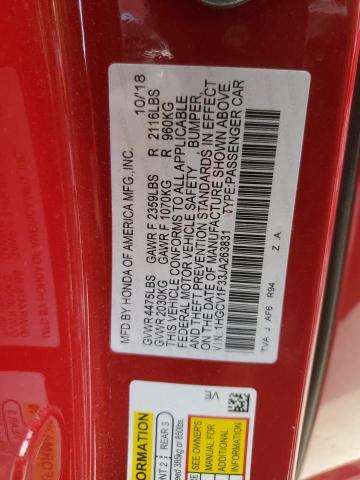 2018 HONDA 0 1HGCV1F33JA263831