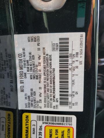 2021 FORD BRONCO SPO 3FMCR9B69MRB23760